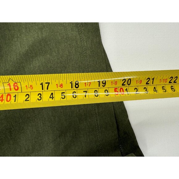 Asics Performance Shorts Mens M 10" Green Lightweight Gym Running - Picture 7 of 8